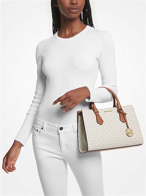 michael kors 0190864488820|Sheila Medium Logo Satchel .